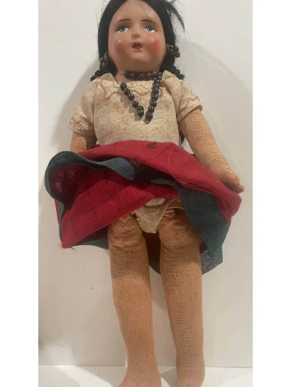 Vintage Composition and Cloth Mexican 12